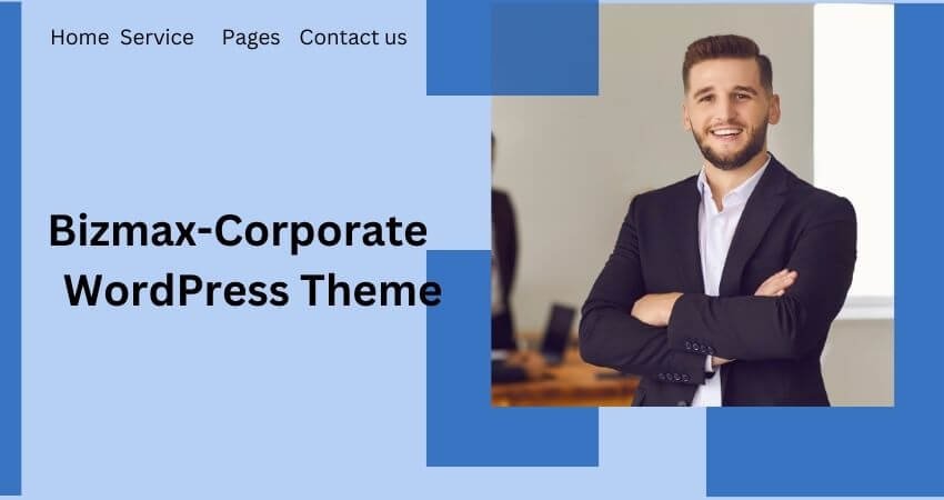 Bizmax-Corporate and Consulting Business WordPress Theme