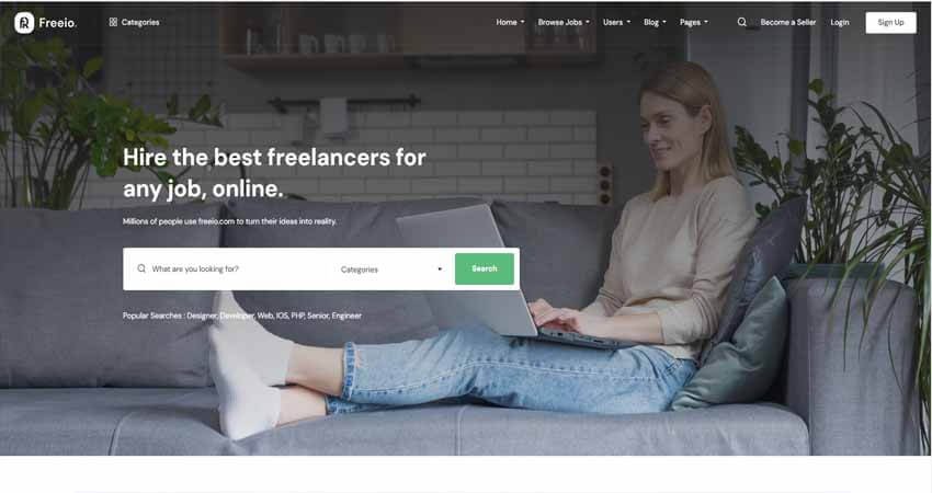 Freeio-Freelancer Marketplace WordPress Theme
