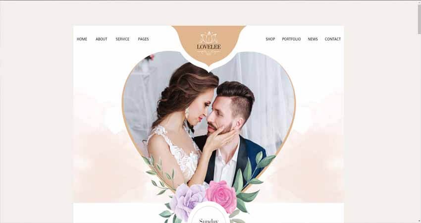 Lovelee- Wedding & Planner WordPress Theme